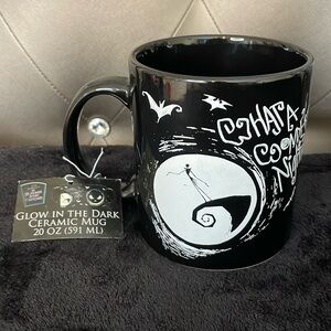 Glow in the Dark Nightmare Mug. 20 oz. See minor flaw in 2nd pic.